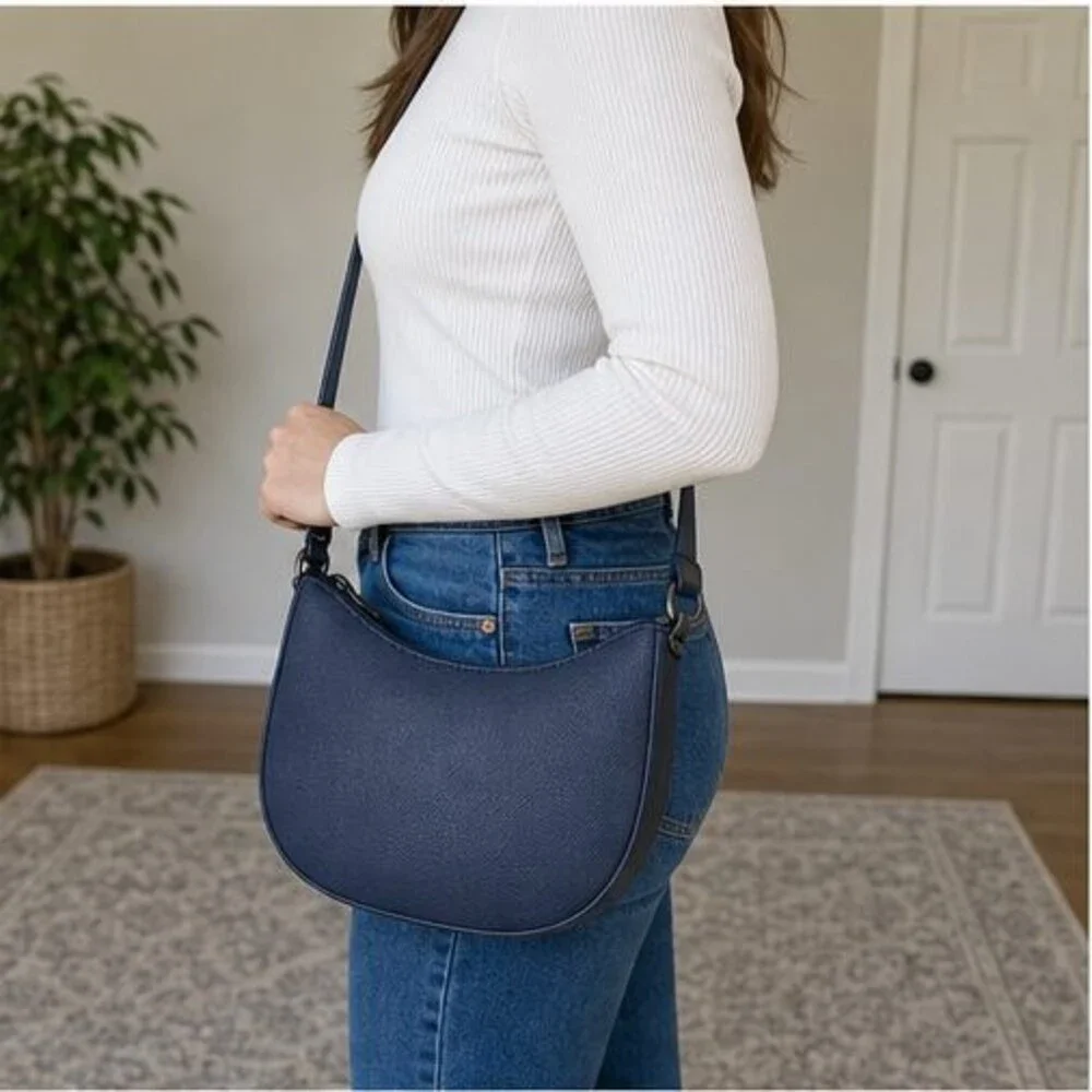 Merlot Saffiano Crossbody Bag